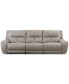 Фото #3 товара CLOSEOUT! Terrine 3-Pc. Fabric Sofa with 3 Power Motion Recliners, Created for Macy's