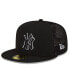 Фото #2 товара Men's Black New York Yankees 2022 Batting Practice 59Fifty Fitted Hat