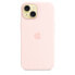 Фото #3 товара Чехол Apple iPhone 15 Sil Case MagS Light Pink