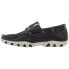 Фото #4 товара Ferrini Print Crocodile Belly Boat Mens Black Casual Shoes 35322-35