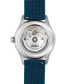 ფოტო #2 პროდუქტის Men's Swiss Automatic DS-1 Blue Synthetic Strap Watch 40mm Gift Set