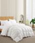 All Season 360 Thread Count Premium Down Feather Fiber Comforter, Full/Queen