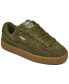 Big Kids Suede XL Skate Casual Sneakers from Finish Line Зеленый, 6 - фото #1