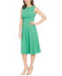 ფოტო #3 პროდუქტის Women's Eyelet Fit & Flare Dress