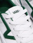 Фото #3 товара Vans Lowland trainers in white and green with gum sole