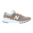 Фото #1 товара New Balance 997H CM997HVD Mens Brown Suede Lace Up Lifestyle Sneakers Shoes
