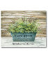 Фото #1 товара Farmhouse welcome Gallery-Wrapped Canvas Wall Art - 16" x 20"