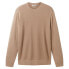 TOM TAILOR 1038198 Structured Knit Crew Neck Sweater
