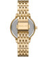 ფოტო #2 პროდუქტის Women's Melissa Gold-Tone Stainless Steel Bracelet Watch 35mm