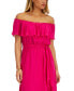 Ruffle Off-The-Shoulder Maxi Dress