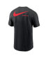 Фото #2 товара Men's Black Cincinnati Reds 2-Hit Speed City Connect T-Shirt