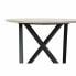 Фото #3 товара Журнальный стол DKD Home Decor Чёрный Металл Деревянный Светло-коричневый 65 x 65 x 49,5 см