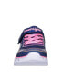 Фото #3 товара Little Girls Heart Lights-Retro Hearts Light-Up Fastening Strap Casual Sneakers from Finish Line