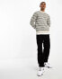 Only & Sons textured crew neck jumper in multi