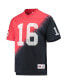 Фото #3 товара Men's Joe Montana Black, Red San Francisco 49ers Retired Player Name & Number Diagonal Tie-Dye V-Neck T-shirt
