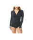 Фото #1 товара Women's Ava Zip Front Rash Guard