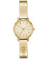 ფოტო #1 პროდუქტის Women's Soho Gold-Tone Stainless Steel Half-Bangle Bracelet Watch 24mm NY2307