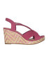 ფოტო #2 პროდუქტის Women's Teshia Stretch Platform Wedge Sandals