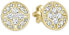 Design earrings with clear crystals 239 001 00874