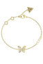 Decent Gold Plated Chrysalis Butterfly Bracelet JUBB04110JWYG