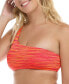 ფოტო #3 პროდუქტის Juniors' Impression Malia One-Shoulder Bikini Top