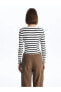 Фото #3 товара Crop LC Waikiki Striped SleeveGetYardım lütfen