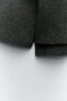 Фото #10 товара Короткое трикотажное пальто с асимметричным шарфом ZARA