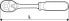 Topex Grzechotka standardowa odgięta 1/2" 255mm (38D542)