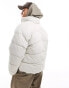 Jack & Jones padded jacket in off white