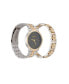 Men's Analog Two Tone Metal Alloy Bracelet Watch, 42mm and Bracelet Set