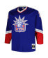 Фото #2 товара Men's Wayne Gretzky Blue New York Rangers Big and Tall Blue Line Player Jersey