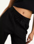 ONLY slim fit cropped trousers in black