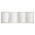 Фото #1 товара Зеркало настенное Home ESPRIT Белое Коричневое Бежевое Серое Стеклянный полистирол 66 x 2 x 92 см (4 штуки)