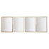 Wall mirror Home ESPRIT White Brown Beige Grey Crystal polystyrene 66 x 2 x 92 cm (4 Units)