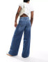 Фото #2 товара Pimkie palazzo jeans in blue wash