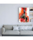Фото #3 товара Philippe Hugonnard NYC Watercolor Collection - Red Facade Canvas Art - 15.5" x 21"