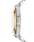 ფოტო #3 პროდუქტის Women's Lennox Three-Hand Two-Tone Stainless Steel Watch 37mm