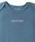 Костюм для малышей Calvin Klein набор из 4 предметов из органического хлопка для малышей мальчиков или девочек 3-6 Месяцев - фото #3