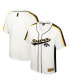 Men's Cream Distressed Iowa Hawkeyes Ruth Button-Up Baseball Jersey