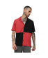 Фото #1 товара Men's Crimson Red & Jet Black Maxi Checkers Shirt