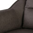 Фото #6 товара Кресло из синтетической ткани BB Home Armchair 76,5 x 70 x 74 см Металл Темно-серое