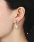 Gold-Tone Heart Drop Earrings