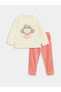 LCW baby Baskılı Kız Bebek Pijama Takımı