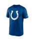 Фото #3 товара Men's Royal Indianapolis Colts Legend Logo Performance T-shirt