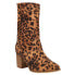 Фото #2 товара Corkys Wicked Leopard Round Toe Pull On Womens Brown Casual Boots 80-9981-LEOP