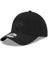 ფოტო #2 პროდუქტის Men's New York Jets Black On Black 39THIRTY Flex Hat