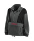 Women's Charcoal St. Louis Cardinals Packable Half-Zip Jacket