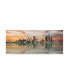 Фото #1 товара Monte Nagler Detroit Sunset Panorama Detroit Michigan Color Pan Canvas Art - 37" x 49"