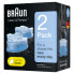 Фото #3 товара Braun Clean & Renew Refill Cartridges CCR – 2 Pack - Cleaning cartridge - Blue - Braun - Braun Clean&Charge - 395 g - 89 mm
