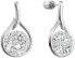 Фото #1 товара Timeless silver earrings with Swarovski 31305.1